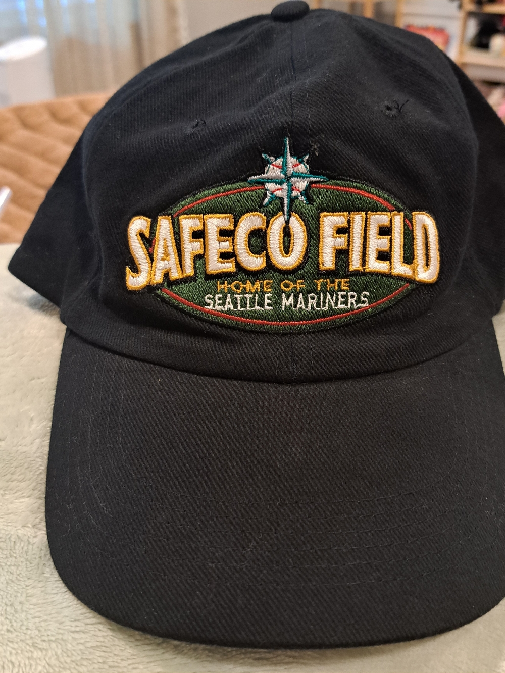 1999 Vintage Safeco Field Night Seattle Mariners Strapback Cap Dad Hat Unisex
